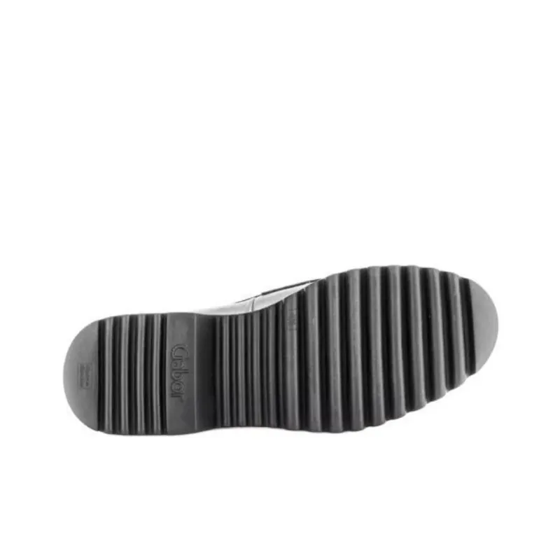 Gabor Comfort Loafers 4.5cm Women's Silver-5
