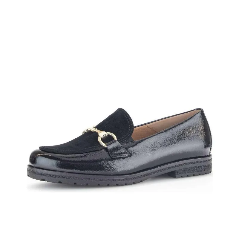 Gabor Comfort Loafers 2.5cm Women's Black-1