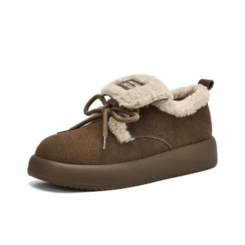 JOSINY Casual Shoes Women's Low Top Brown/Coffee