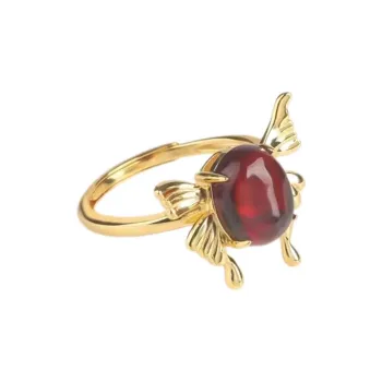LIANGYUXI Amber Fine Jade Rings Women's
