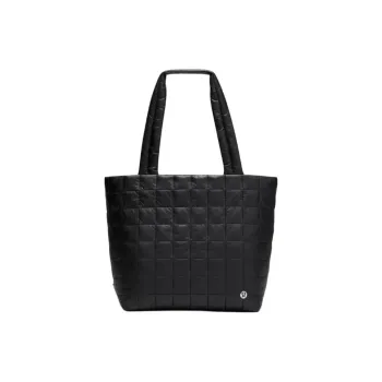 Lululemon Nylon Tote Bag Shopping Bag Handbag Women's Black