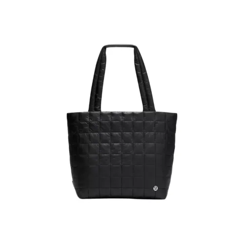 Lululemon Nylon Tote Bag Shopping Bag Handbag Women's Black