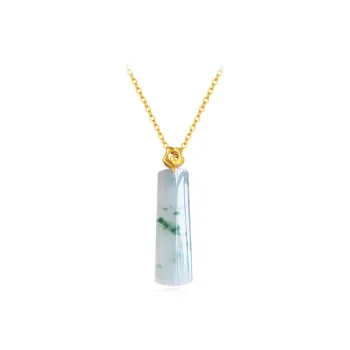 Bermuda Eyes Ice Glutinous Jadeite Necklaces Unisex