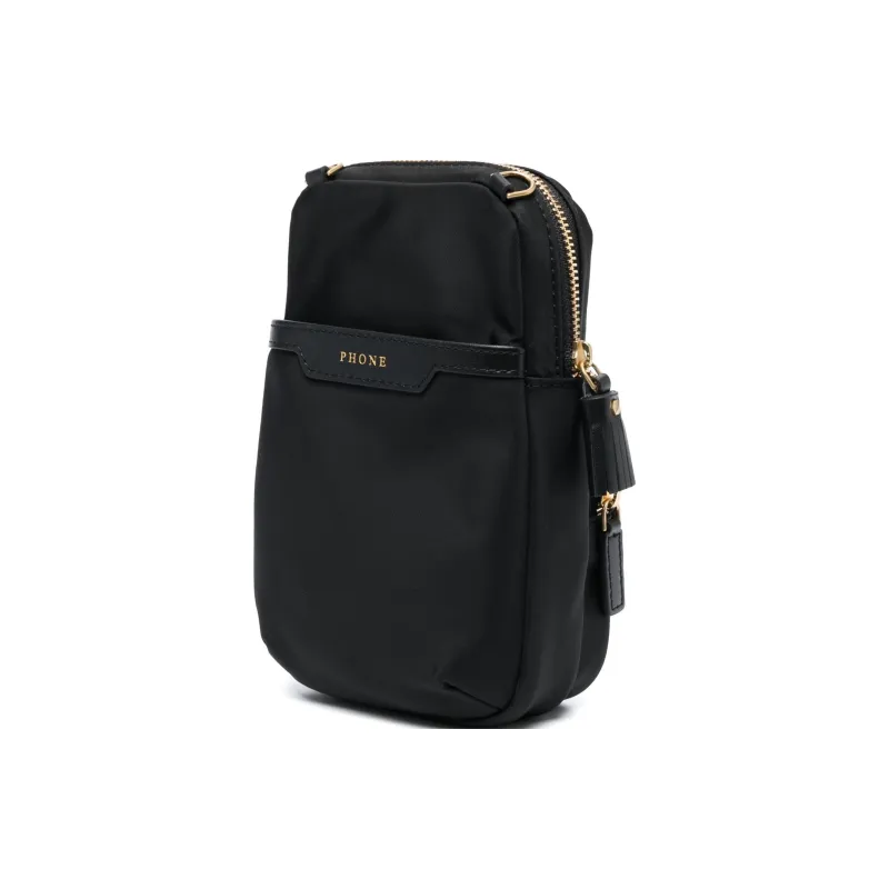 Anya Hindmarch Recycled Nylon Shoulder Bag, Crossbody Bag Women's Black-1