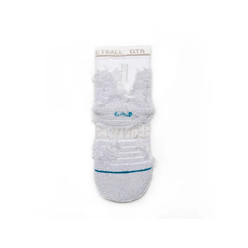Stance Basketball Socks Unisex 1 Pack White-3