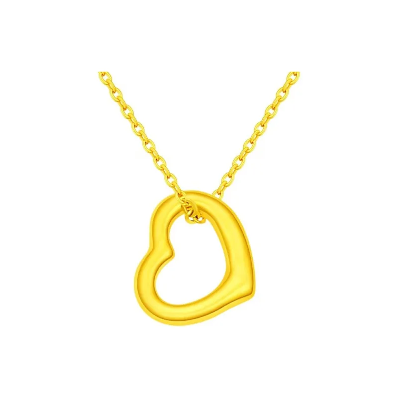CHINA GOLD Solid Gold Necklaces Women's-0