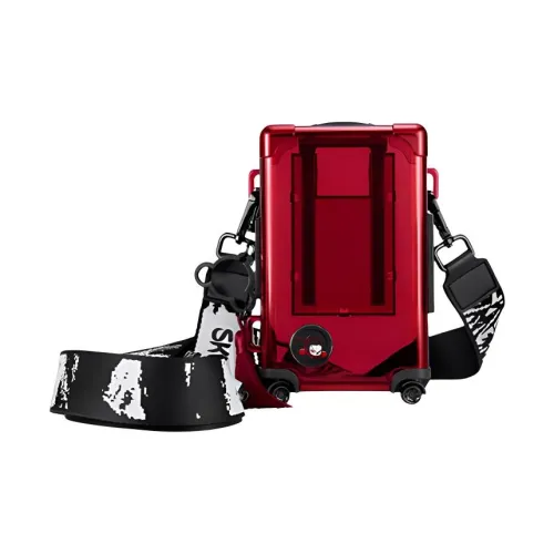 POP MART SKULLPANDA Beijing Retro Collection MINI Suitcase Handbag Trend Based Products Red