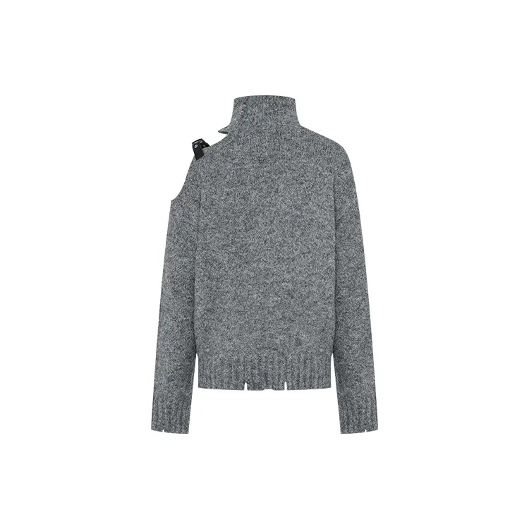 URBAN REVIVO Knitwear Women's Dark Gray Heather Gray-1