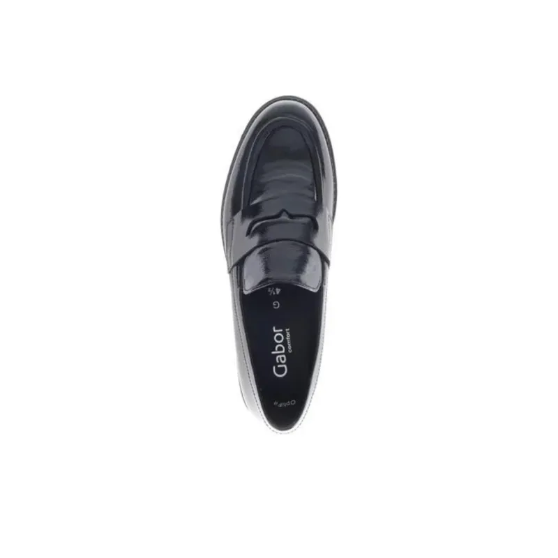 Gabor Comfort Loafers 4.5cm Women's Black-3