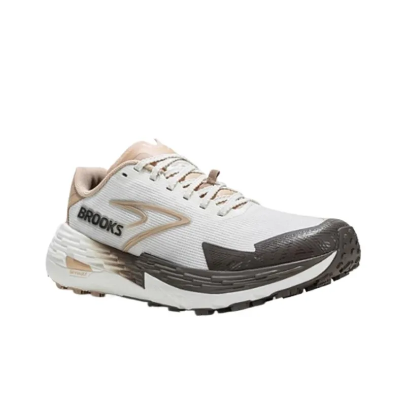 Brooks Cushioned Wear-Resistant Breathable Low-Top Trekking Shoes Women's Beige Gray-2