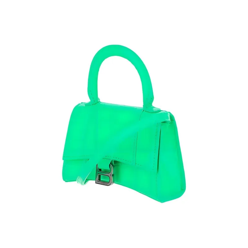 Balenciaga Cow Leather Handbag Women's Neon Green-1