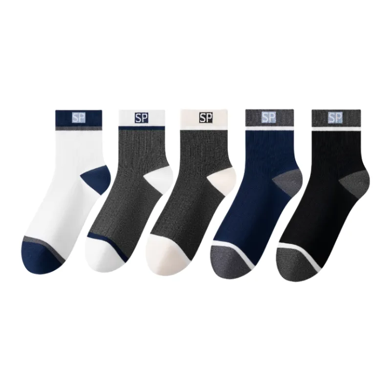 Lan Miao Mid Calf Socks Men's Combo Set-13