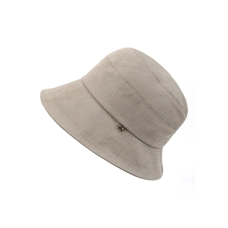 MARJAKURKI Cotton Bucket Hat And Light Dust Women's-0