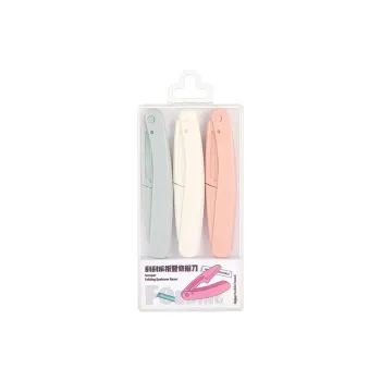 GECOMO Scratch off Foldable Eyebrow Razor