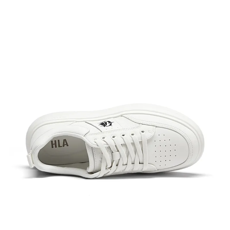 HLA Skateboard Shoes Men Low Top Bleached-2