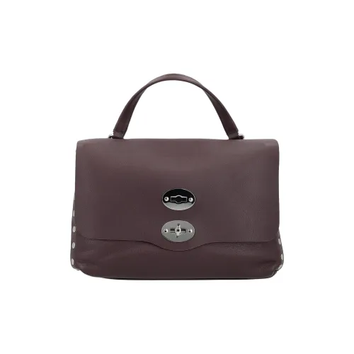Zanellato Postina Leather Shoulder Bag Crossbody Bag Handbag Small Size Women's Brown