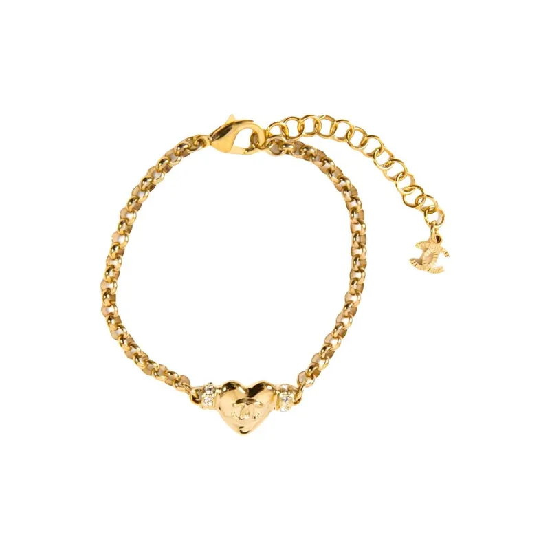 CHANEL 2000s Heart motif Bracelet-1