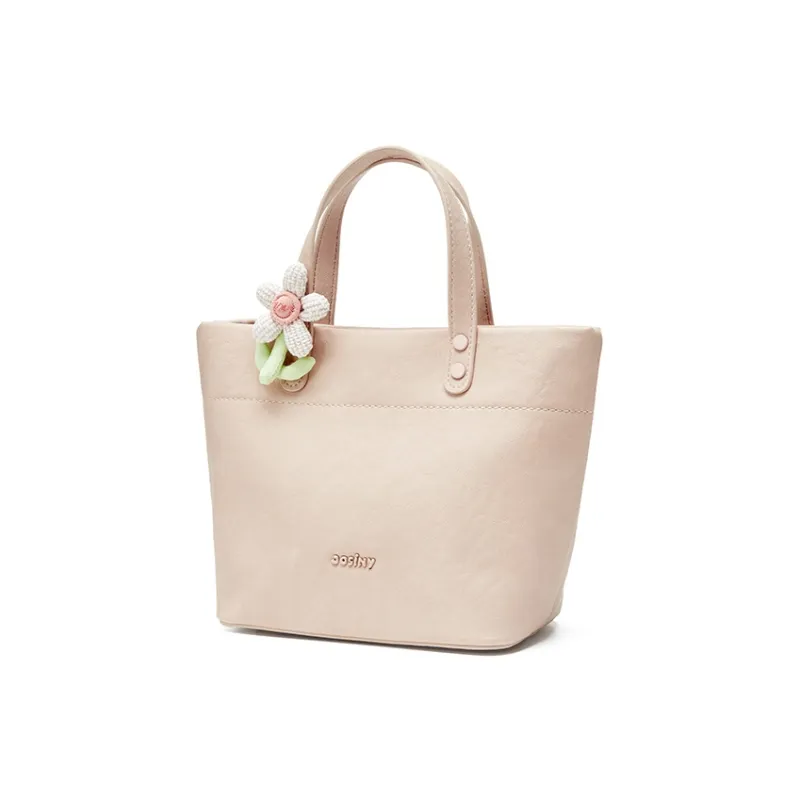 JOSINY Synthetic Leather Handbag, Shoulder Bag, Crossbody Bag Regular Women's Apricot/Nude Pink-3