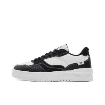 361° Wear resistant Non slip And Breathable Low Top Skateboard Shoes Women's Black White