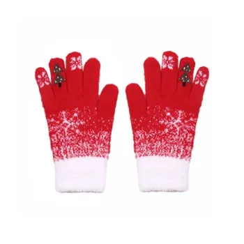 BAIJUAN Polyester Knit Gloves Unisex
