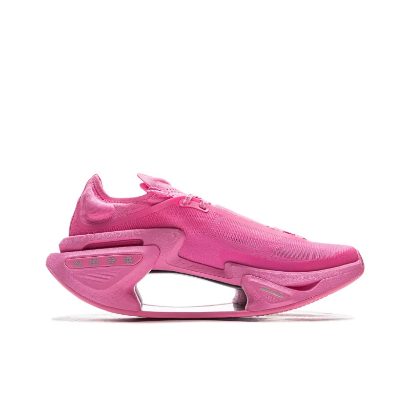 LiNing Shadow 3.0 Cushioned Wear Resistant Breathable Rebound Low Top Running Shoes Unisex Fluorescent Numbers Pink-1