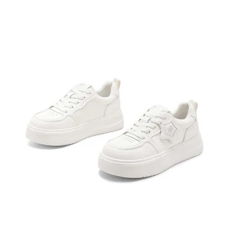 ST&SAT Slip Resistant, Waterproof, Lightweight, Height Increasing Low Top Skateboard Shoes Women's-3