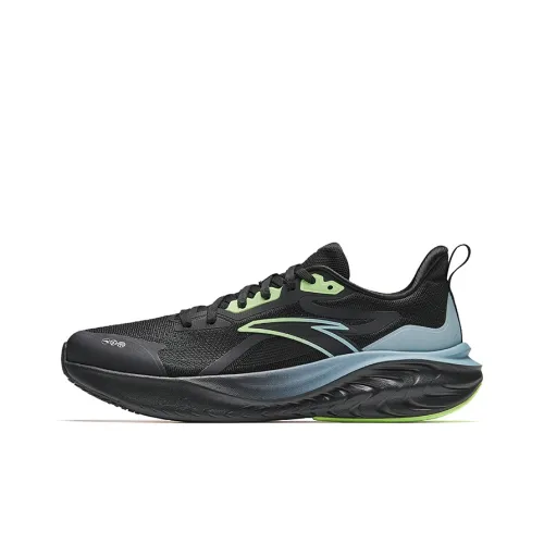 Anta Rebound Height Increasing Lightweight Low Top Casual Running Shoes Men's Black