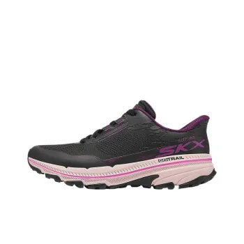 Skechers Women's GO Series Anti Slip And Wear Resistant Lightweight Low Top Running Shoes Women's Black Pink