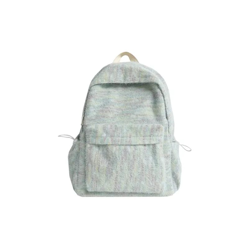 Yalu Composite Cloth Backpack Women's White/Yellow/Blue/Pink-4