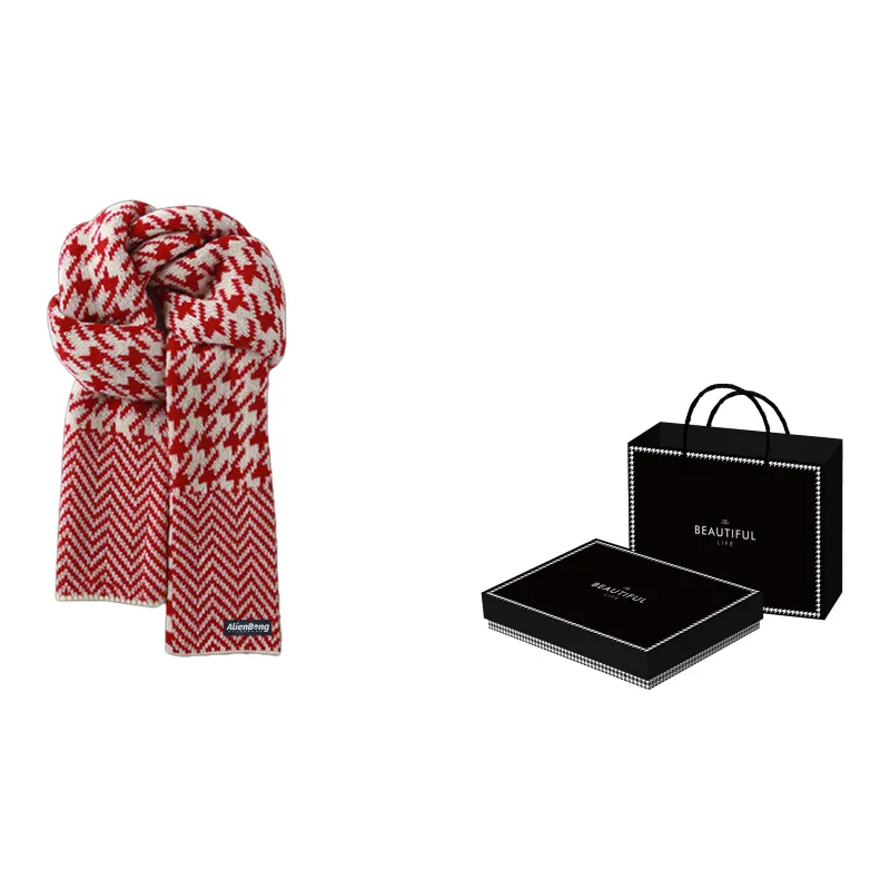ALIEN BANG Knit Scarves Unisex-2
