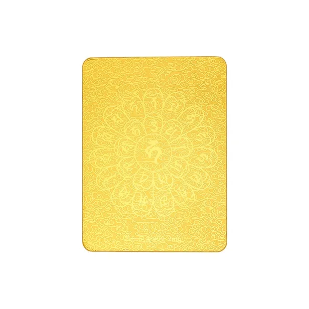 ZHOU LIU FU Jiuhuashan Collaboration Collection Cell Phone Gold Sticker Pendants Unisex-2