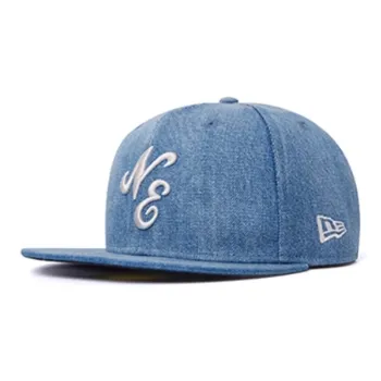 New Era Polyester, Cotton Baseball Caps Unisex Denim Blue