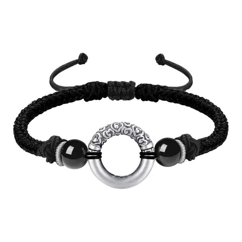 Inker Good Stone 999 Fine Silver Bracelets Unisex-0