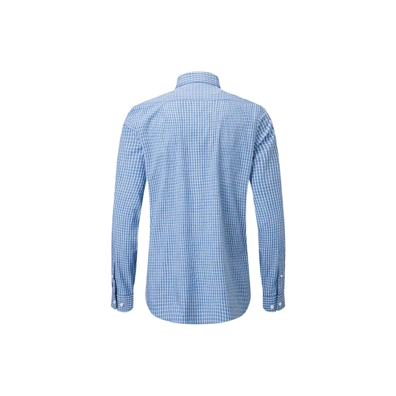 NAVIGARE Shirt Men's Dark Jewelry Blue/White-1