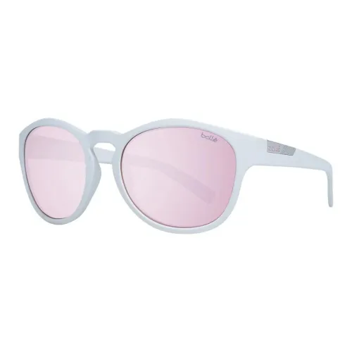 BOLLE Plastic Round Sunglasses Women's White