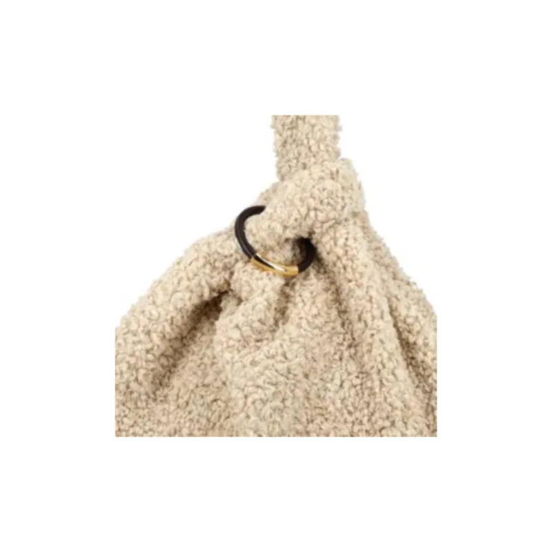 NANUSHKA Polyester Handheld Handbag Large Size Women's Oat-4