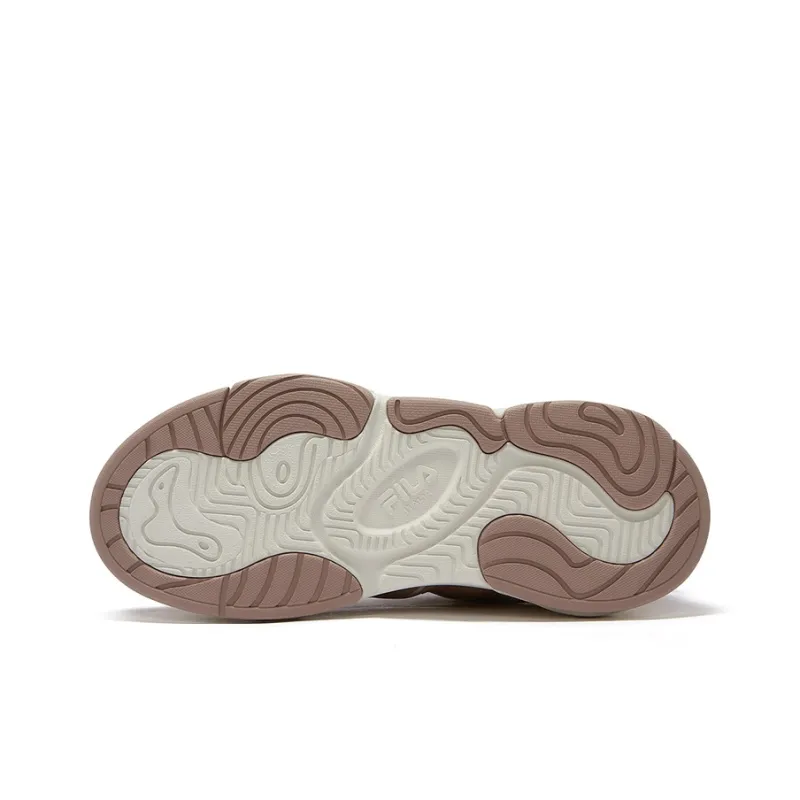 FILA FUSION WINDROUND Anti-Slip Wear-Resistant Low-Top Skateboard Shoes Women's Tawny-4