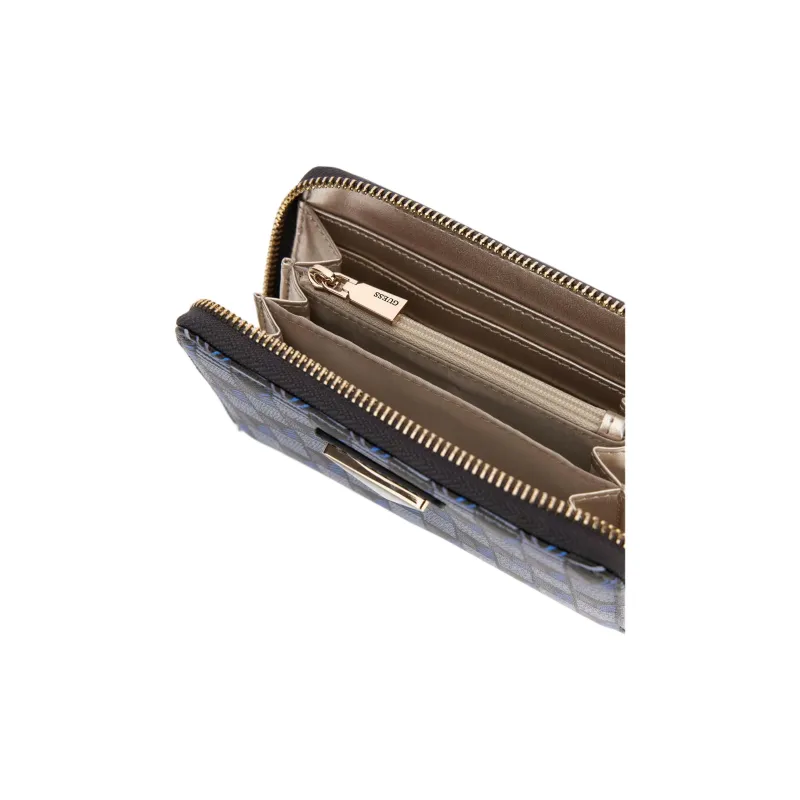 GUESS Polyurethane Wallet Mini Men's Blue-2