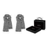 2 Pack (Black Houndstooth+Black Houndstooth) Gift Box Set