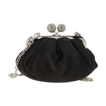 WEEKEND MaxMara Cotton Clutch Women's Black