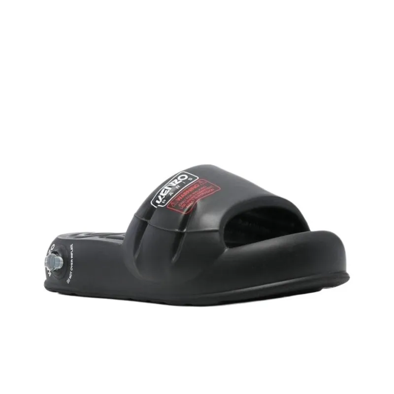 KENZO Slide Slippers Women's Black-2