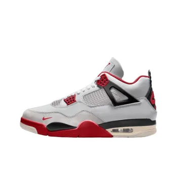 Nigel Sylvester x Jordan Air Jordan 4 Anti Slip Wear Resistant Low Top Vintage Basketball Shoes Unisex White Black Red