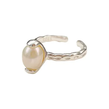 ZHENZHUAOMI Freshwater Pearl Rings Women's