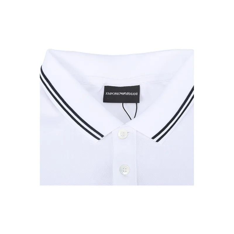 EMPORIO ARMANI Polo Shirt Men's White-4