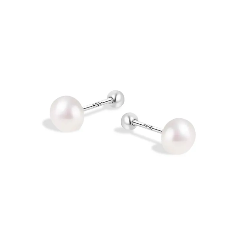 BLANK IN BLANK S 999 Fine Silver Stud Earrings Women's-4