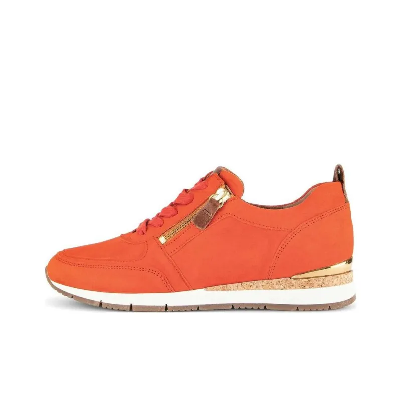 Gabor Fashion Low Top Casual Shoes Women's Orange-0