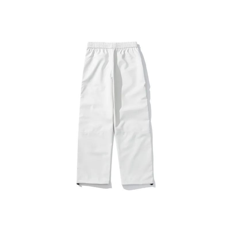 MESUCA Casual Pants Unisex Snow Mountain White-1