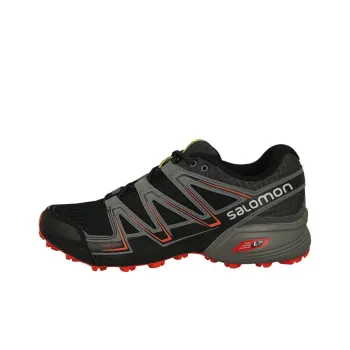 SALOMON Speedcross Vario Anti Slip Wear Resistant Low Top Trail Running Shoes Men's Black