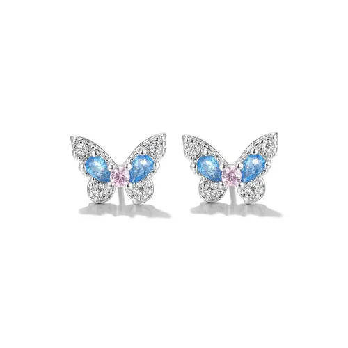 Clect Synthetic Cubic Zirconia Stud Earrings Women's