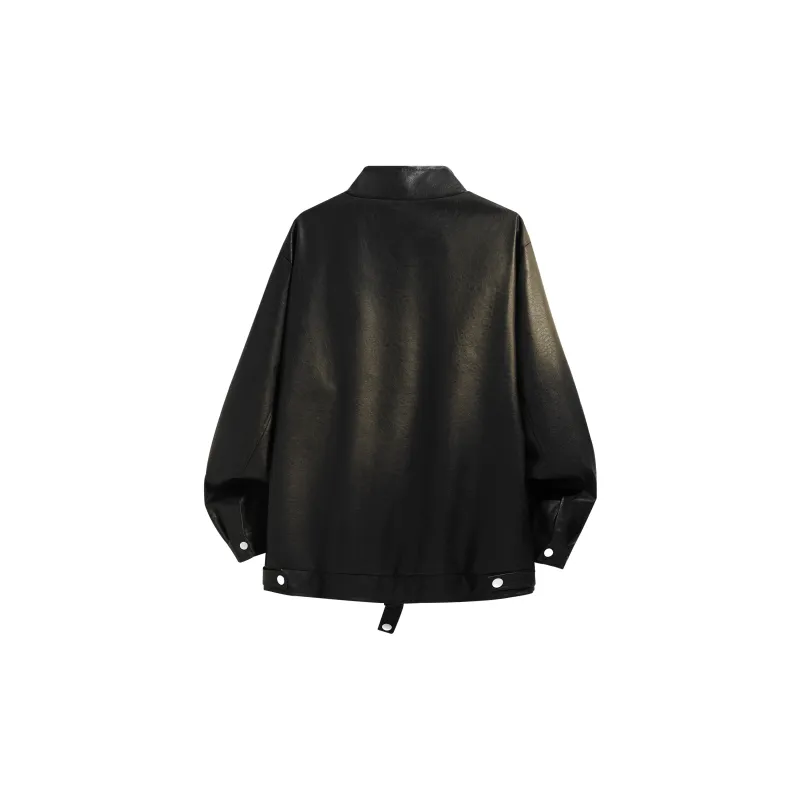 Supremo Cat Leather Jacket Unisex-1